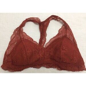 GILLIGAN OMALLEY WOMENS WIRE FREE BRA RACERBACK BRALETTE SIZE L